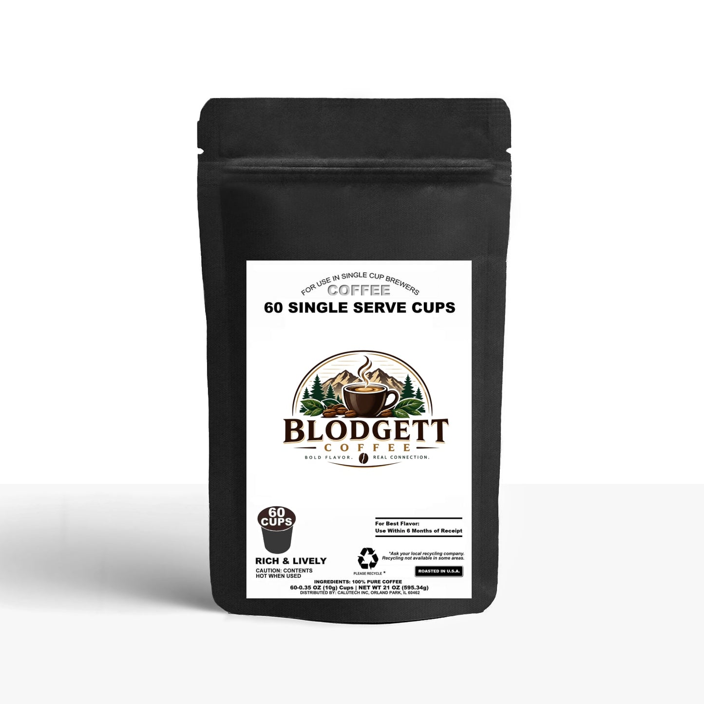 60 Pack Single Serve Coffee Capsules